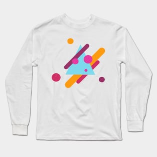 geometric Long Sleeve T-Shirt